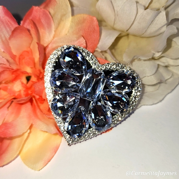 Pop Socket 💎 Stunning Diamond Heart Pop Socket for Any Phone or Case!! ☆》NWT《☆ - Picture 3 of 7